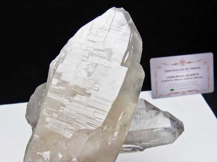 水晶クラスター 原石 クォーツインクォーツ 台座付属 ブラジル ミナスジェライス州 コリント産 一点物 レムリアンシード 182-8073