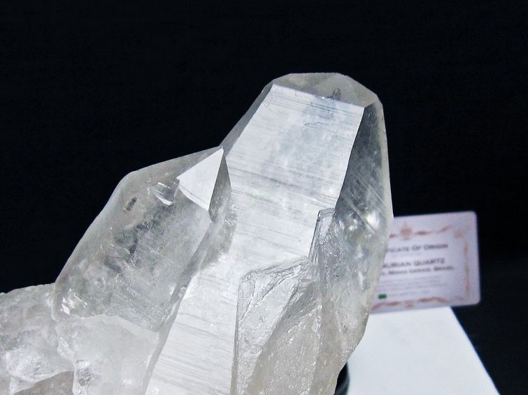 水晶クラスター 原石 虹入り 台座付属 ブラジル ミナスジェライス州 コリント産 レムリアンシード 182-8081