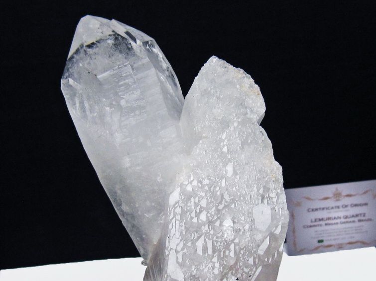 水晶クラスター 原石 ブラジル ミナスジェライス州 コリント産 一点物 台座付属 レムリアンシード 182-8082