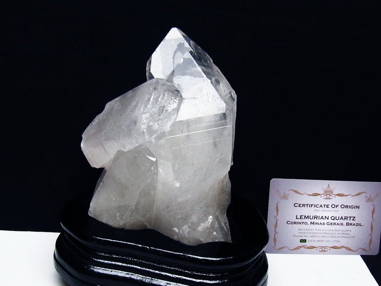 水晶クラスター 原石 クォーツインクォーツ 台座付属 ブラジル ミナスジェライス州 コリント産 一点物 レムリアンシード 182-8085
