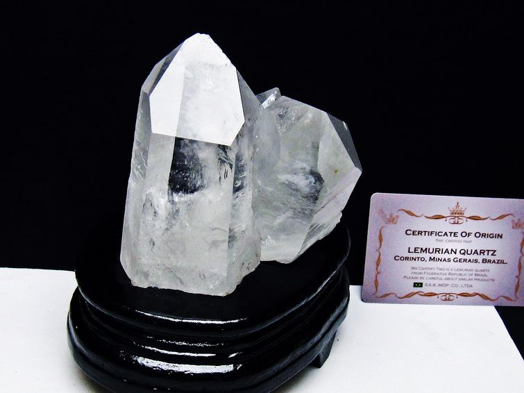 水晶クラスター 原石 ブラジル ミナスジェライス州 コリント産 一点物 台座付属 レムリアンシード 182-8089