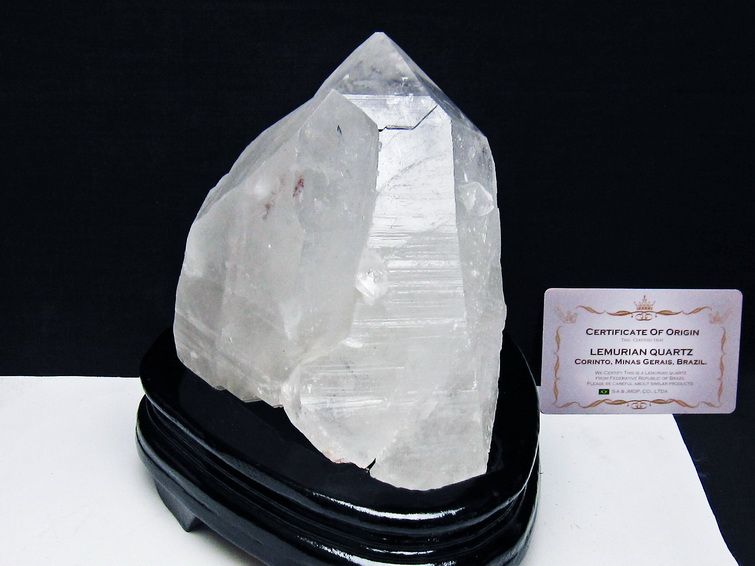 水晶クラスター 1.5Kg 原石 ブラジル ミナスジェライス州 コリント産 一点物 台座付属 レムリアンシード 182-8098