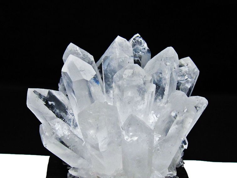 水晶 クラスター 水晶 原石 台座付属 一点物 182-8327 [sold out]