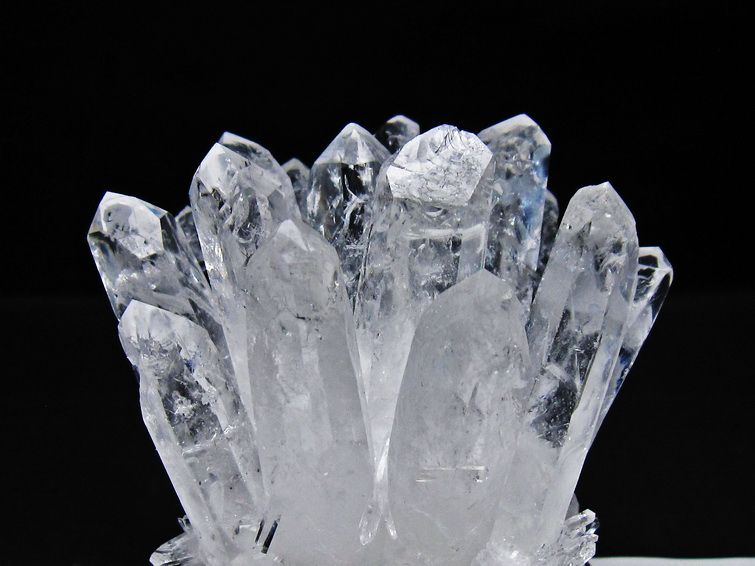 水晶 クラスター 水晶 原石 台座付属 一点物 182-8337 [sold out]
