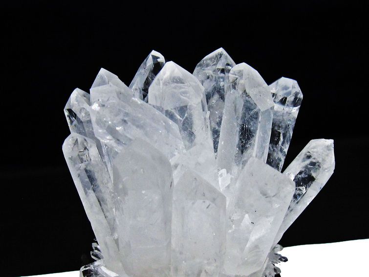 水晶 クラスター 水晶 原石 台座付属 一点物 182-8342 【sold out】