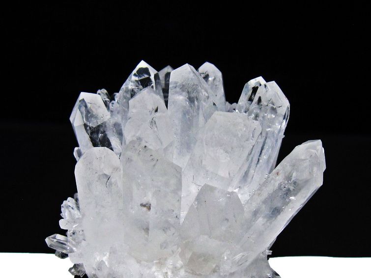 水晶 クラスター 水晶 原石 台座付属 一点物 182-8394 [sold out]