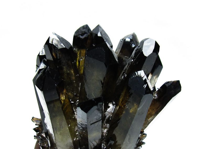 モリオン クラスター 黒水晶 原石 台座付属 一点物 182-8397 [sold out]
