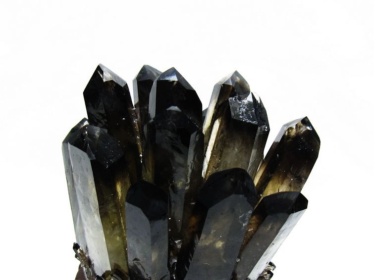 モリオン クラスター 黒水晶 原石 台座付属 一点物 182-8398 [sold out]
