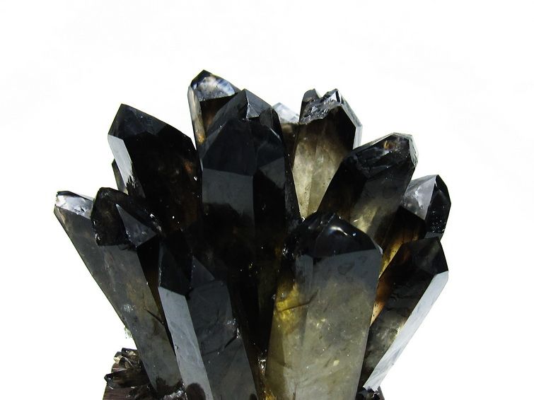 モリオン クラスター 黒水晶 原石 台座付属 一点物 182-8398 [sold out]