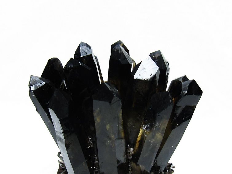 モリオン クラスター 黒水晶 原石 台座付属 一点物 182-8400 [sold out]