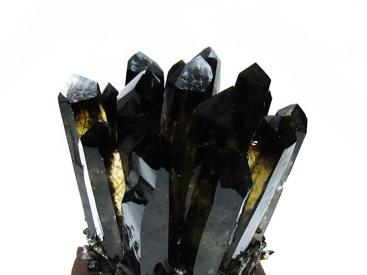 モリオン クラスター 黒水晶 原石 台座付属 一点物 182-8400 [sold out]