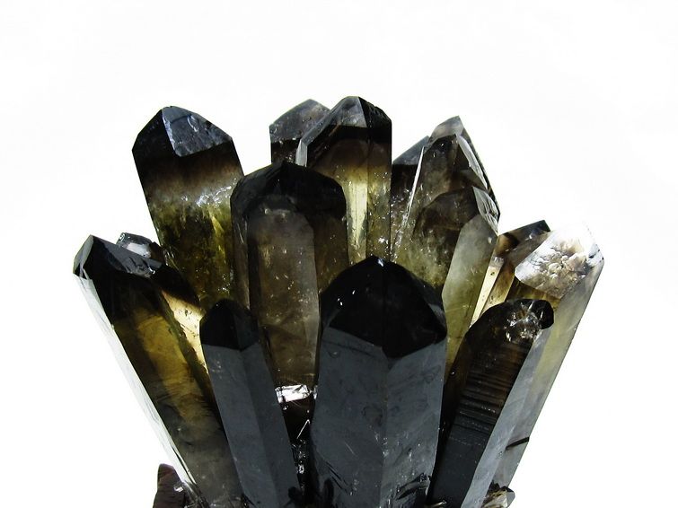 モリオン クラスター 黒水晶 原石 台座付属 一点物 182-8403 [sold out]