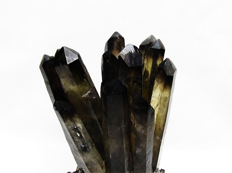 モリオン クラスター 黒水晶 原石 台座付属 一点物 182-8407 【sold out】