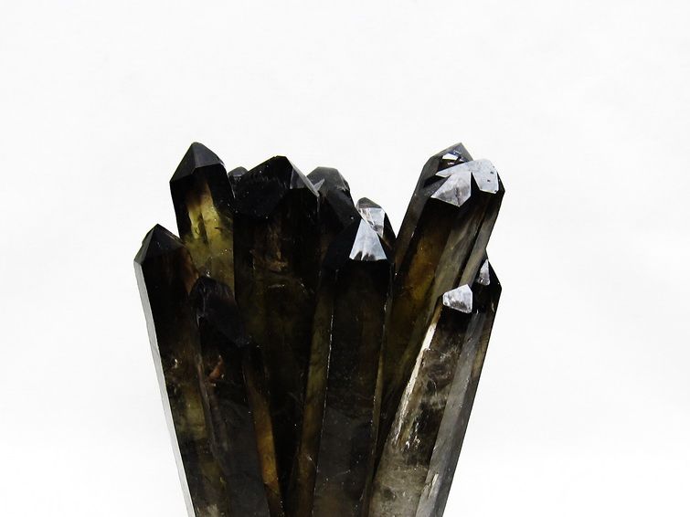 モリオン クラスター 黒水晶 原石 台座付属 一点物 182-8407 【sold out】