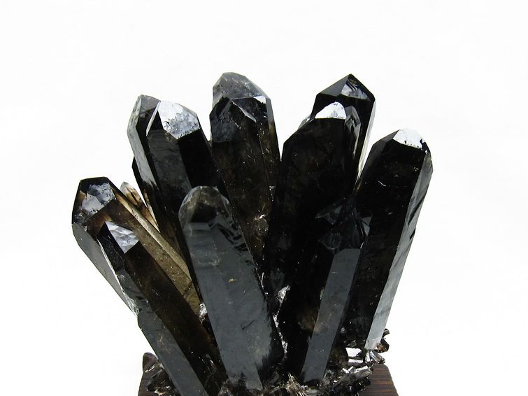 モリオン クラスター 黒水晶 原石 台座付属 一点物 182-8422 [sold out]