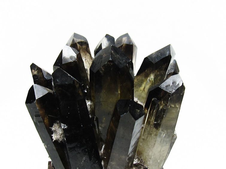 モリオン クラスター 黒水晶 原石 台座付属 一点物 182-8435 【sold out】