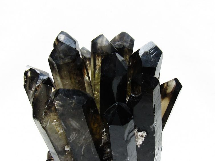 モリオン クラスター 黒水晶 原石 台座付属 一点物 182-8435 【sold out】
