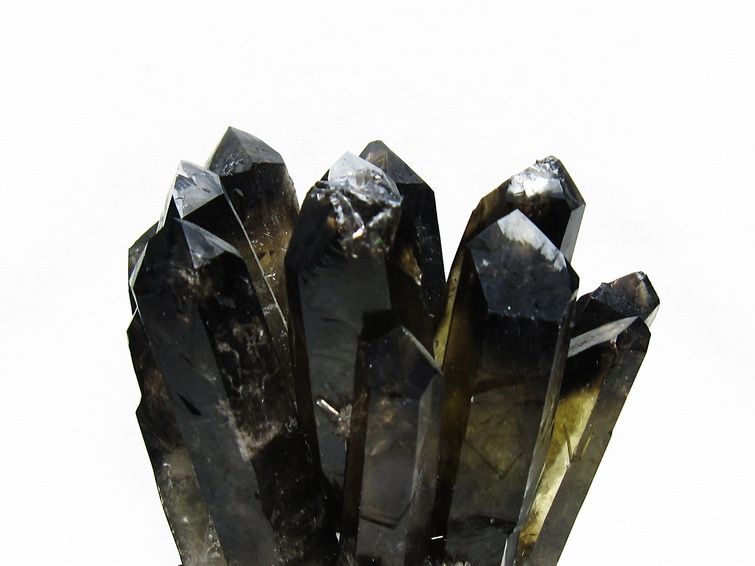 モリオン クラスター 黒水晶 原石 台座付属 一点物 182-8437 【sold out】