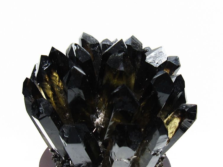 1.6Kg モリオン クラスター 黒水晶 原石 台座付属 一点物 182-8439 [sold out]