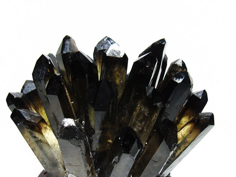 1.5Kg モリオン クラスター 黒水晶 原石 台座付属 一点物 182-8440 【sold out】