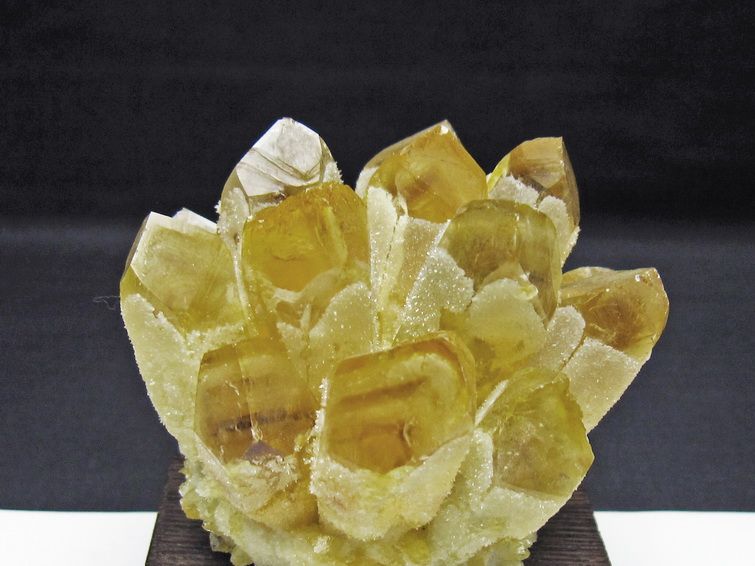 シトリン クラスター シトリン 原石 台座付属 一点物 182-8506
