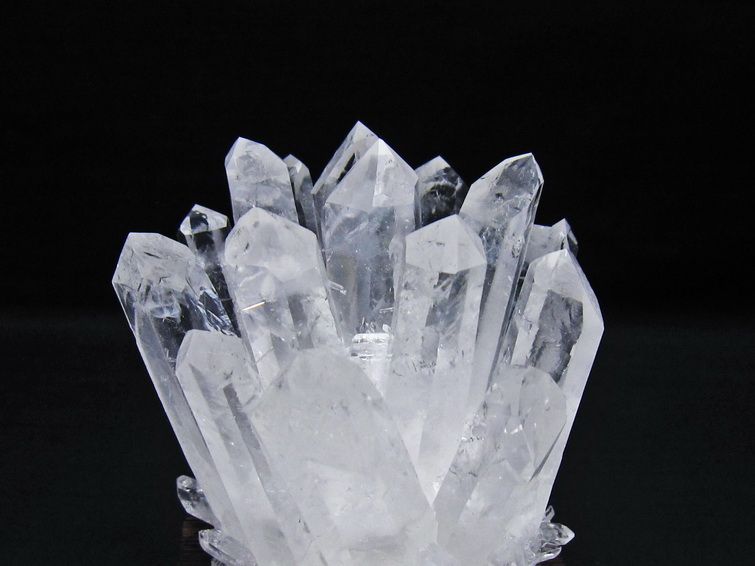 水晶 クラスター 水晶 原石 台座付属 一点物 182-8571