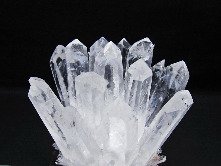 水晶 クラスター 水晶 原石 台座付属 一点物 182-8576