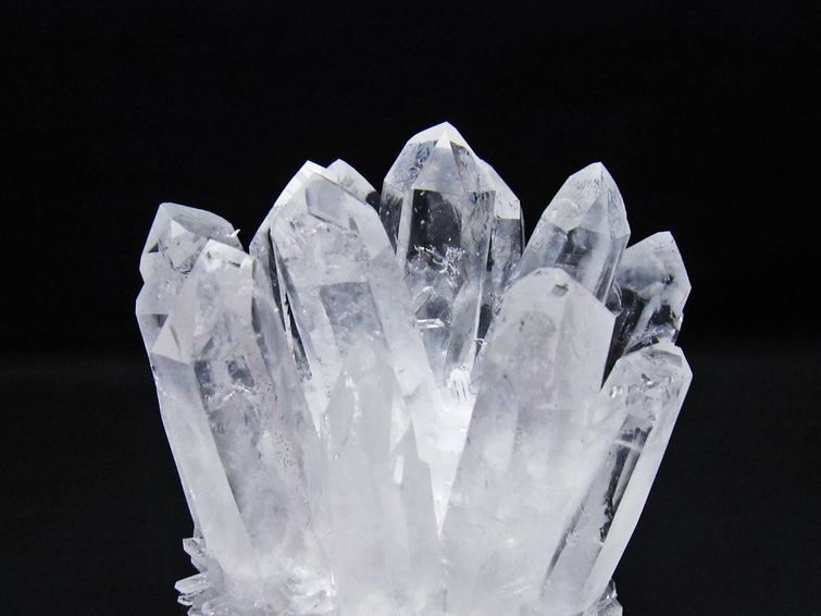 水晶 クラスター 水晶 原石 台座付属 一点物 182-8578