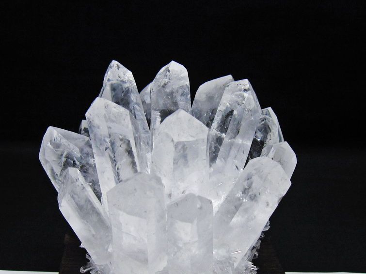 水晶 クラスター 水晶 原石 台座付属 一点物 182-8583