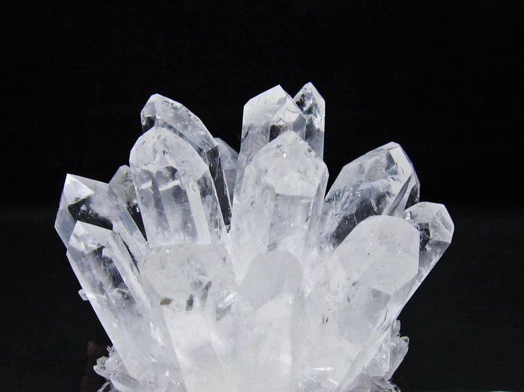 水晶 クラスター 水晶 原石 台座付属 一点物 182-8583