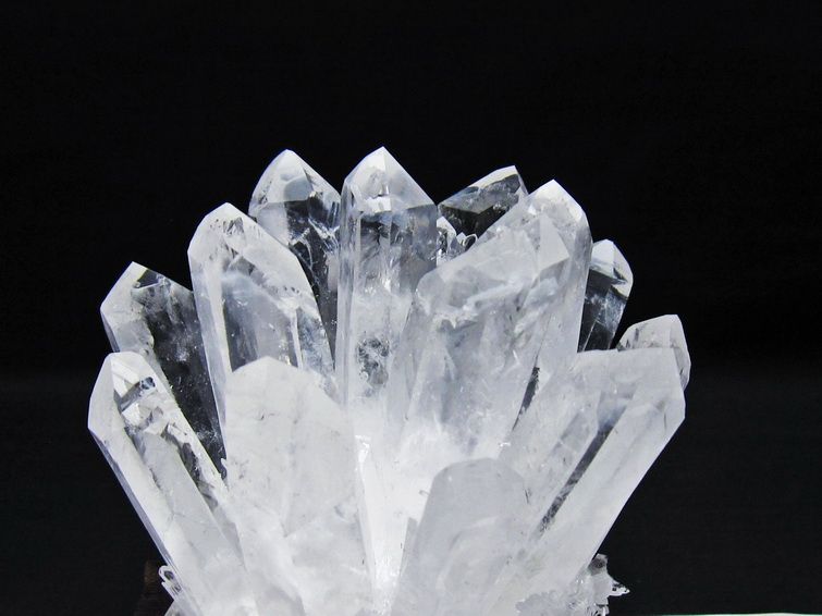 水晶 クラスター 水晶 原石 台座付属 一点物 182-8585