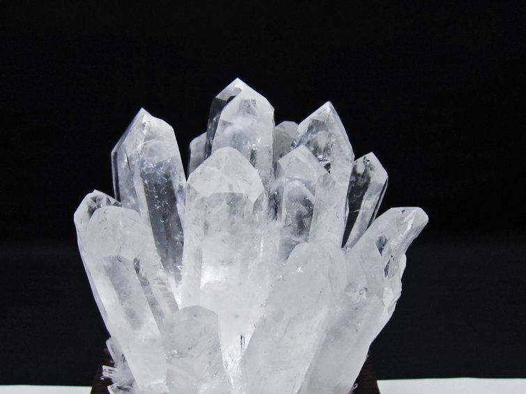 水晶 クラスター 水晶 原石 台座付属 一点物 182-8590