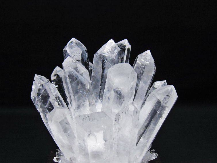 水晶 クラスター 水晶 原石 台座付属 一点物 182-8591