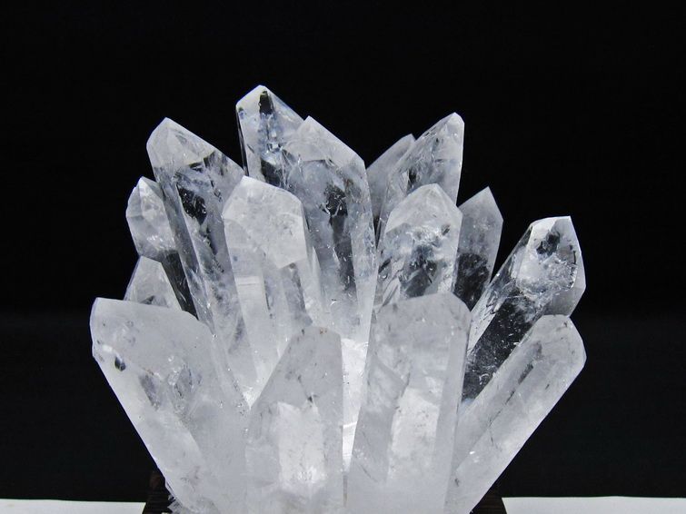 水晶 クラスター 水晶 原石 台座付属 一点物 182-8605