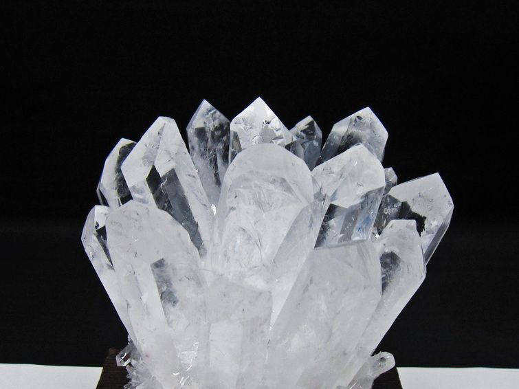 水晶 クラスター 水晶 原石 台座付属 一点物 182-8613