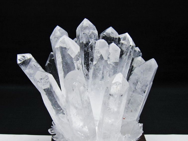 水晶 クラスター 水晶 原石 台座付属 一点物 182-8651