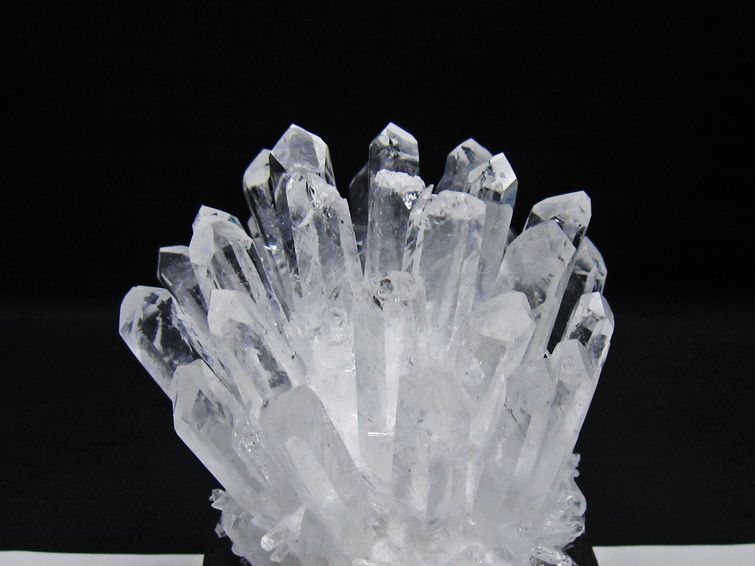 水晶 クラスター 水晶 原石 台座付属 一点物 182-8655