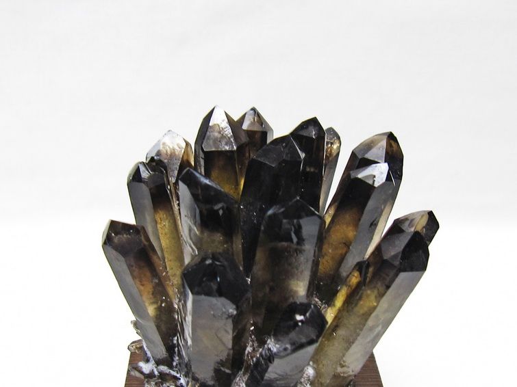 モリオン クラスター 黒水晶 原石 台座付属 一点物 182-8670