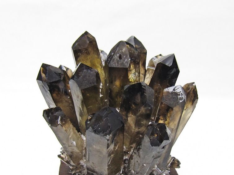 モリオン クラスター 黒水晶 原石 台座付属 一点物 182-8671