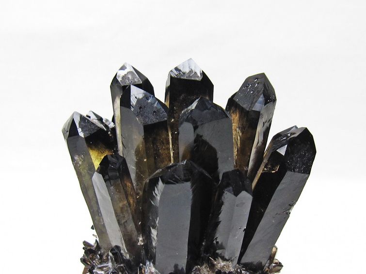 モリオン クラスター 黒水晶 原石 台座付属 一点物 182-8679