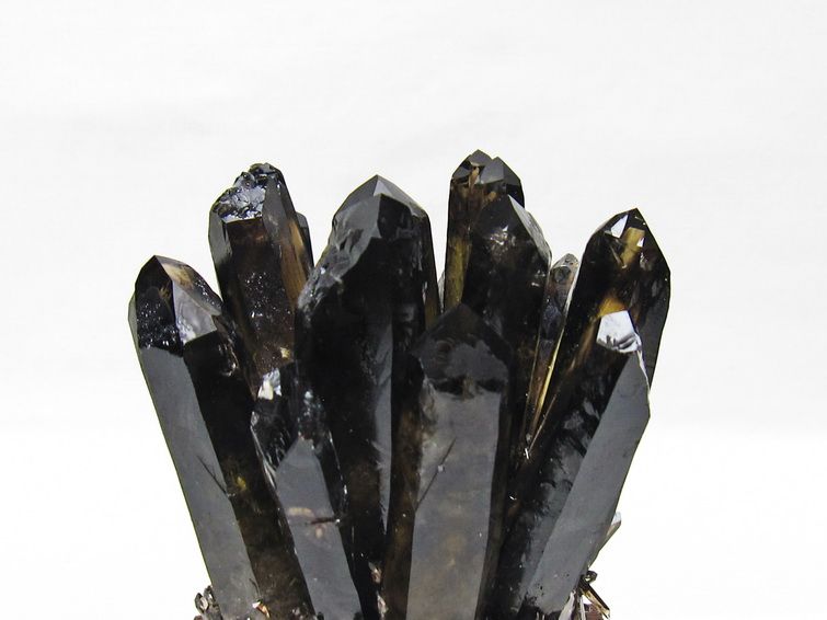 モリオン クラスター 黒水晶 原石 台座付属 一点物 182-8680
