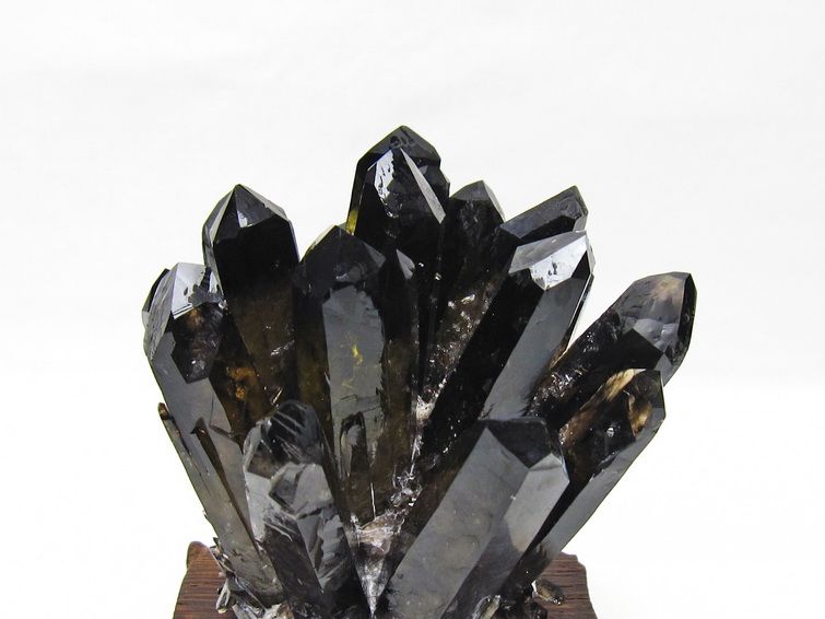 モリオン クラスター 黒水晶 原石 台座付属 一点物 182-8682