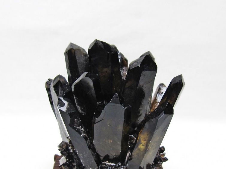 モリオン クラスター 黒水晶 原石 台座付属 一点物 182-8690