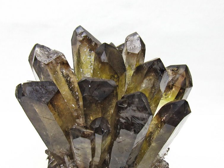 黒水晶 クラスター モリオン 原石 台座付属 一点物 182-8698