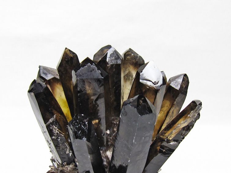 黒水晶 クラスター モリオン 原石 台座付属 一点物 182-8700