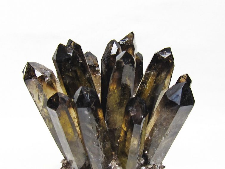 黒水晶 クラスター モリオン 原石 台座付属 一点物 182-8701