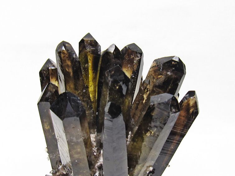 黒水晶 クラスター モリオン 原石 台座付属 一点物 182-8701