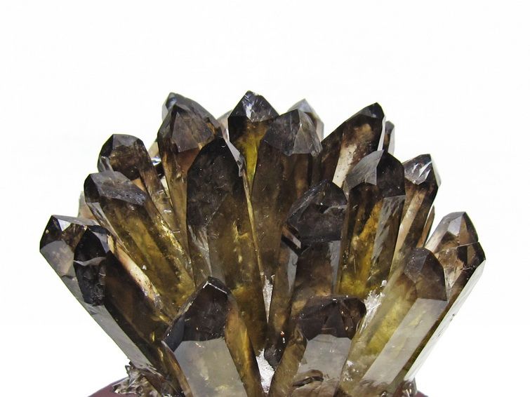 1.2Kg 黒水晶 クラスター モリオン 原石 台座付属 一点物 182-8705