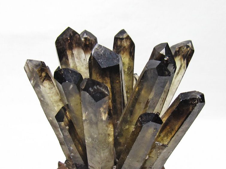 黒水晶 クラスター モリオン 原石 台座付属 一点物 182-8708