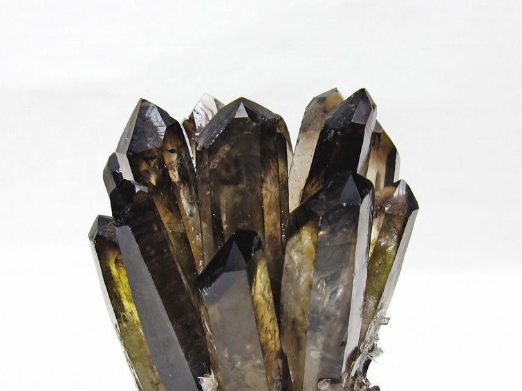 黒水晶 クラスター モリオン 原石 台座付属 一点物 182-8710